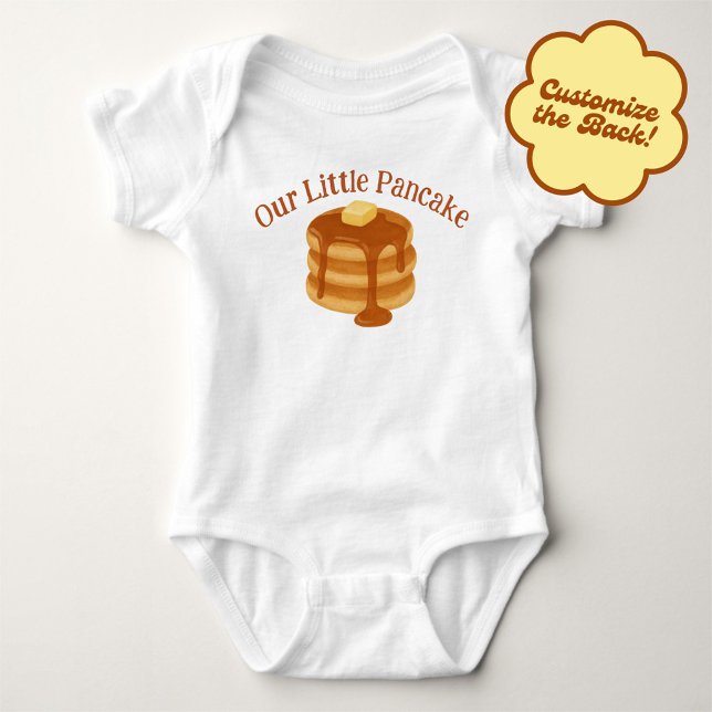 Our Little Pancake Breakfast Theme  Baby Bodysuit (Creator Uploaded)