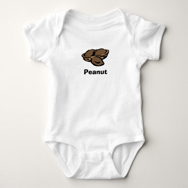 Our Little Peanut Baby Bodysuit (Front)