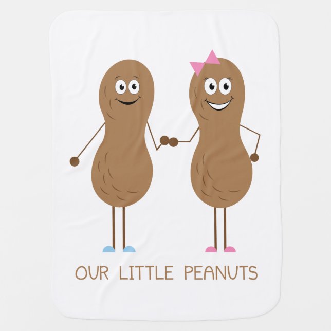 Our Little Peanuts Baby Blanket (Front)