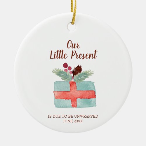 Our Little Present Ornament