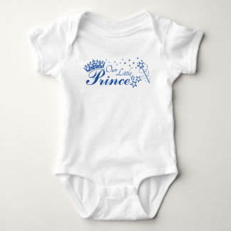 Our Little Price with crown and stars baby creeper