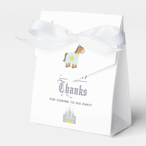 Our Little Prince Birthday Party Guest Favor Favor Boxes