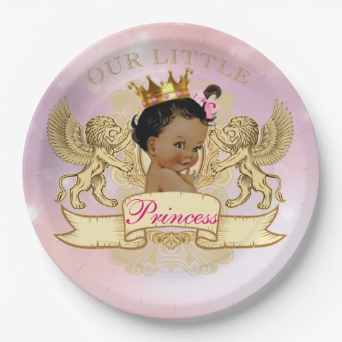 Our Little Princess African American Plate