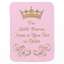 Our Little Princess Baby Blanket PERSONALIZED Our Little Princess Baby Blanket PERSONALIZED