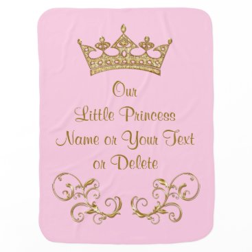 Our Little Princess Baby Blanket PERSONALIZED