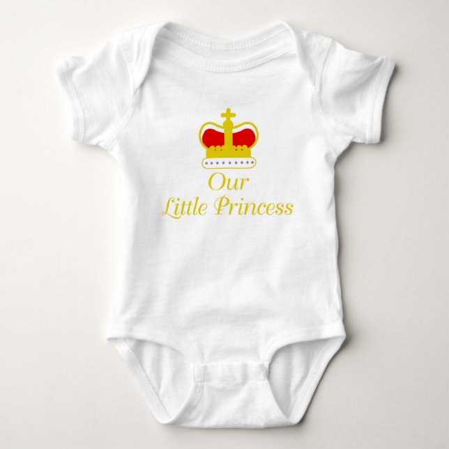 Our Little Princess Baby Bodysuit (Front)