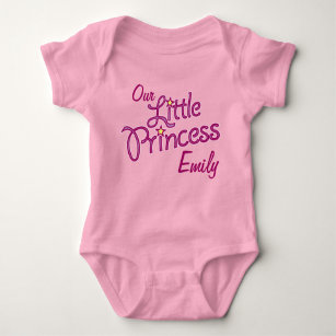 Our Little Princess named girls toddler t-shirt Baby Bodysuit