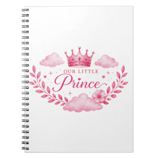 Our Little Princess Pink Crown Baby Girl Notebook