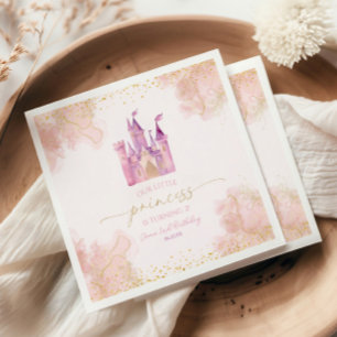Our Little Princess Royal Castle Birthday Party Napkins