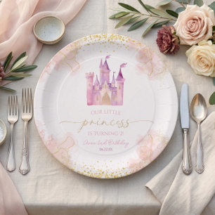 Our Little Princess Royal Castle Birthday Party Paper Plates