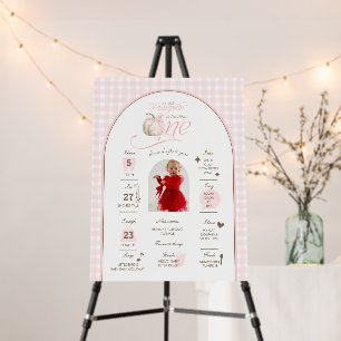 Our Little Pumpkin 12 Month Photo Milestone Sign