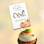 Our Little Pumpkin 1st Birthday Cake Topper