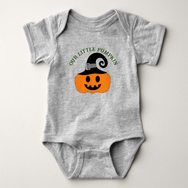 Our Little Pumpkin Baby Jersey Bodysuit (Front)