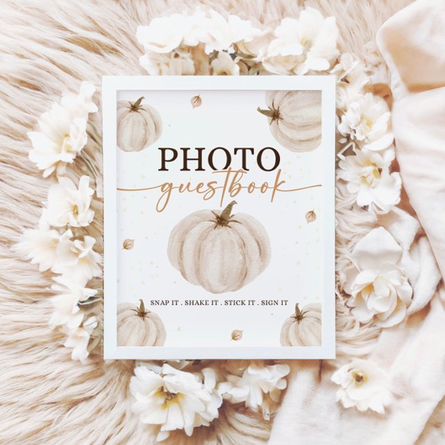 Our Little Pumpkin Birthday Table Sign (Creator Uploaded)