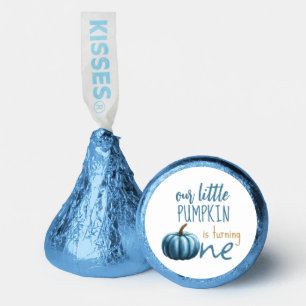 Our Little Pumpkin Blue 1st Birthday  Hershey®'s Kisses®