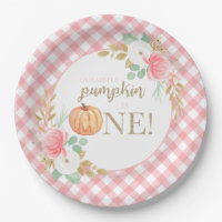 Our Little Pumpkin floral first birthday