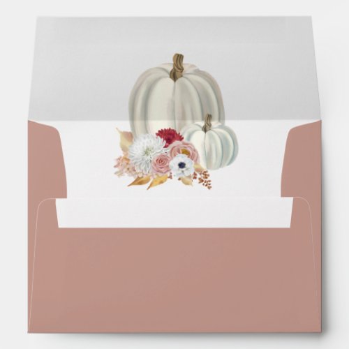 Our Little Pumpkin Girl Baby Shower  Envelope