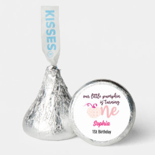 our little pumpkin is turning one 1St Birthday Hershey®'s Kisses®