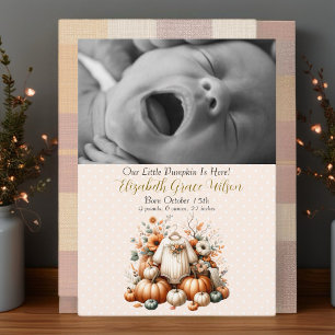Our Little Pumpkin Photo Holiday Card