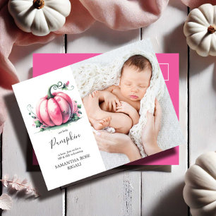 Our Little Pumpkin Sip and See Baby Shower Invites