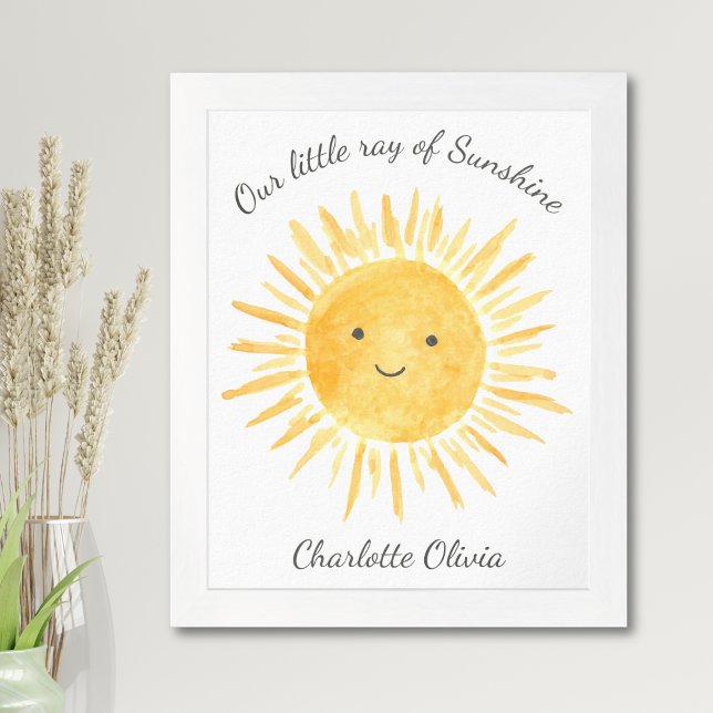 Our Little Ray Of Sunshine Baby Nursery Decor (Creator Uploaded)