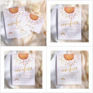 Our Little Ray Of Sunshine Baby Shower