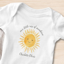 Our Little Ray Of Sunshine Cute Baby Bodysuit