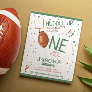 Our Little Rookie Football Budget 1st Birthday