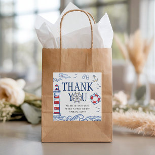 Our Little Sailor Nautical Favor Gift Tags