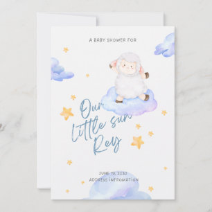 “Our Little Sun” Baby Shower Invitation