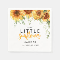 Our Little Sunflower Birthday Party