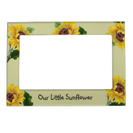 Our Little Sunflower Magnetic Photo Frame