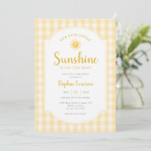 Our Little Sunshine Baby Shower