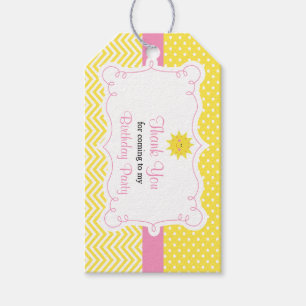 Our little Sunshine Birthday Gift Tag