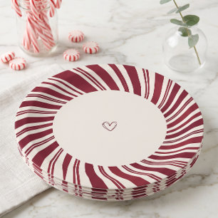 Our Little Sunshine Candy Cane Paper Plates