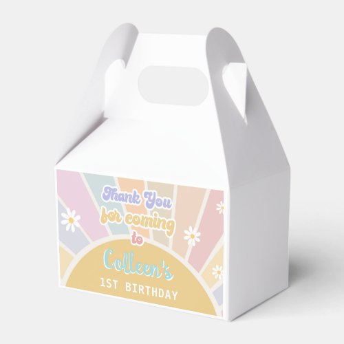 Our Little Sunshine Favor Box