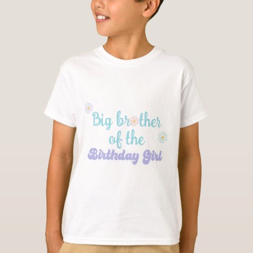 Our Little Sunshine First Birthday Big Brother T_Shirt