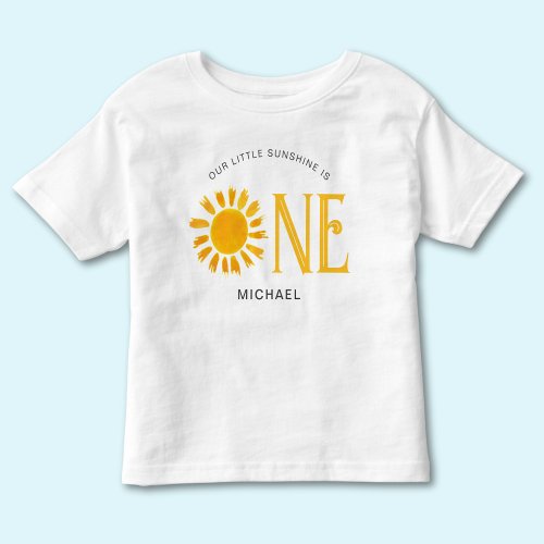 Our Little Sunshine Is One 1st Birthday  Toddler T_shirt