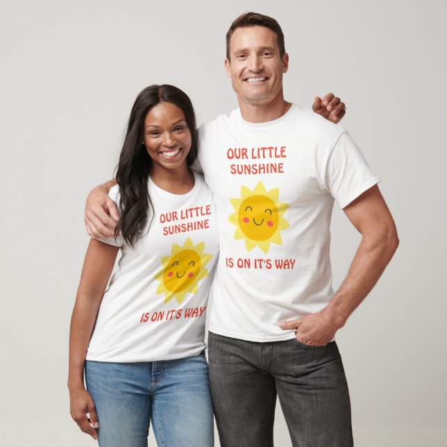 Our Little Sunshine Parents-to-be T-Shirt (Unisex)