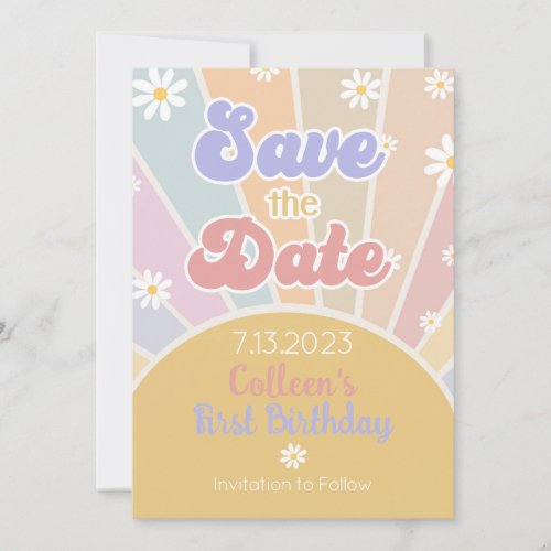 Our Little Sunshine Save the Date