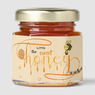 Our Little Sweet Honey Is On The Way Baby Shower Jar Favors
