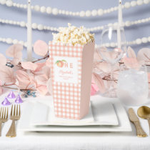 Our Little Sweet Peach is One Baby First Birthday Favor Boxes