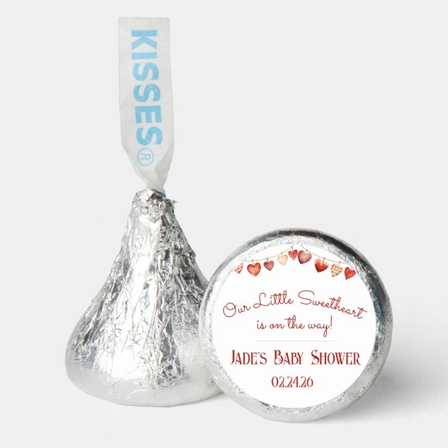 Our Little Sweetheart Baby Shower Favor (Front)