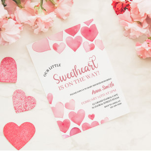 Our Little Sweetheart Baby Shower Invitation