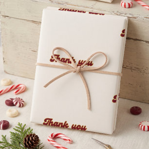 Our Little Sweetheart Candy Cane Thank You Wrapping Paper Sheets