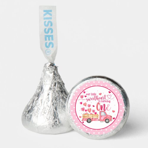 Our Little Sweetheart is Turning One Hersheys Kisses