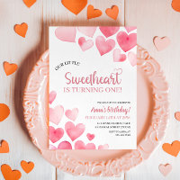 Our Little Sweetheart Turning One Birthday