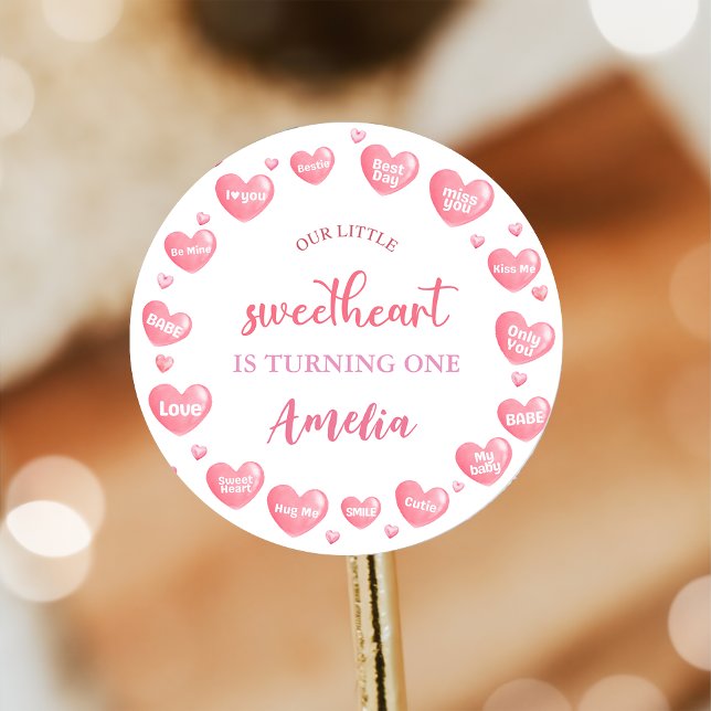 Our Little Sweetheart Valentine Birthday Sticker (Creator Uploaded)