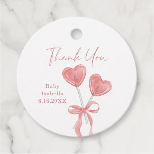 Our Little Sweetie Valentine Baby Shower Favor Tag