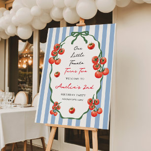 Our little Tomato Garden turns two Birthday Party Foam Board